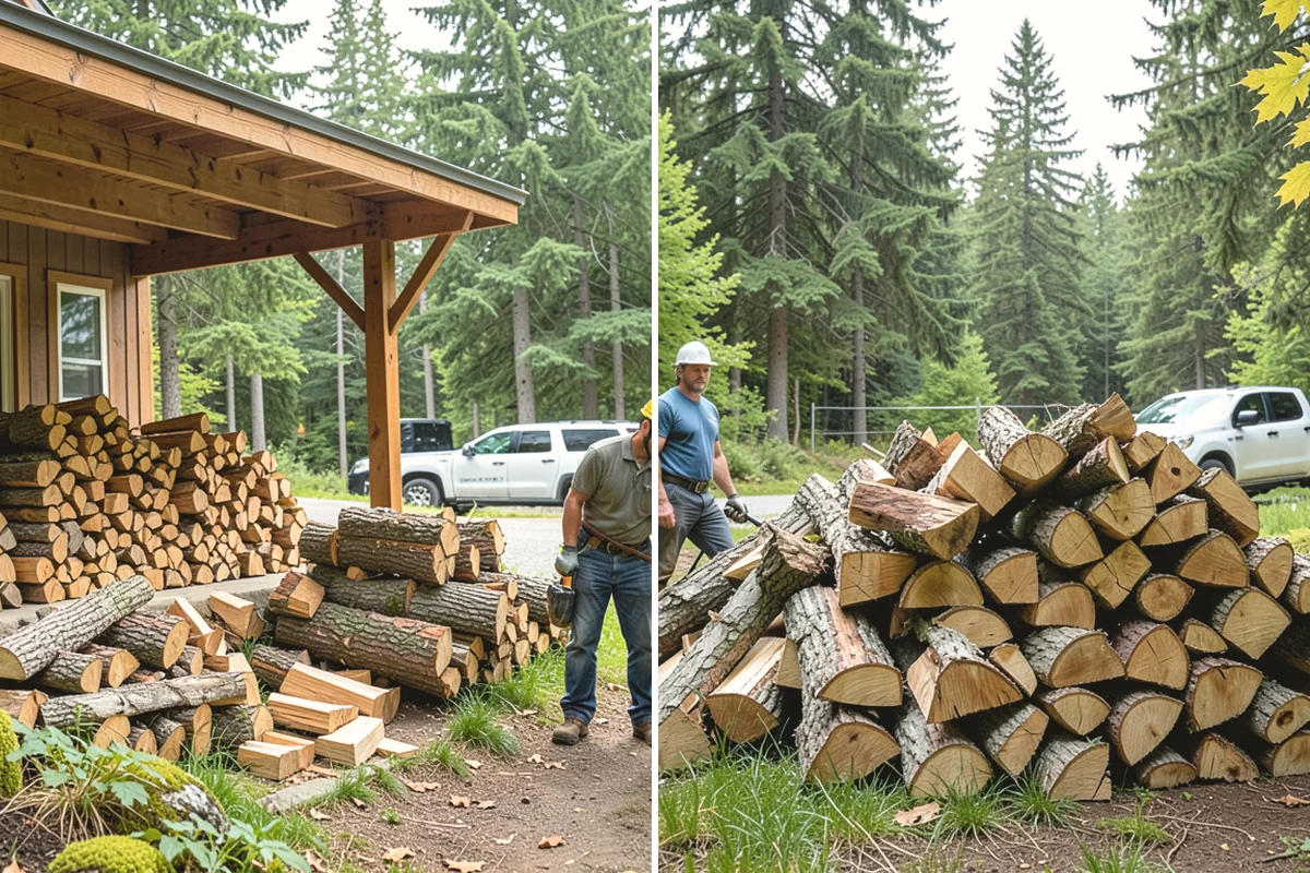 Next-Day Firewood Delivery in Mill Creek, Snohomish County, WA - You place your order for next-day arrival