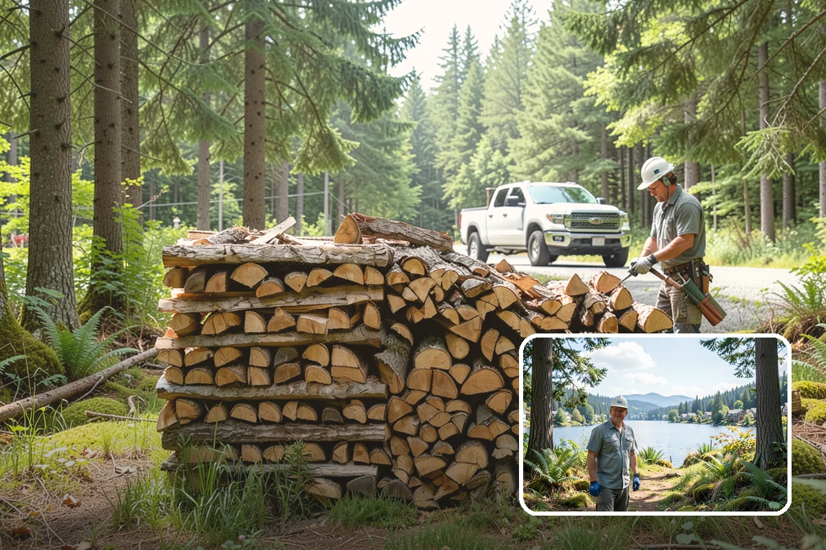 Next-Day Firewood Delivery in Milton, King County, WA - Quick turnaround without emergency pricing