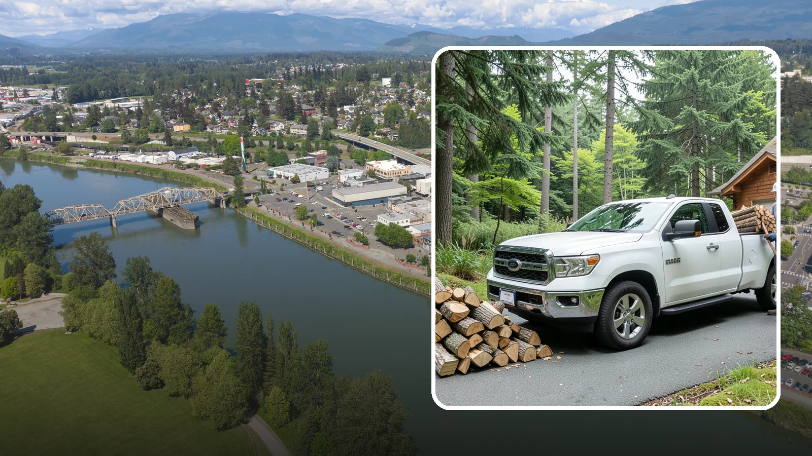 Next-Day Firewood Delivery in Mount Vernon, WA - We deliver seasoned firewood the day after you order, giving you fast, dependable restocking without paying rush rates.