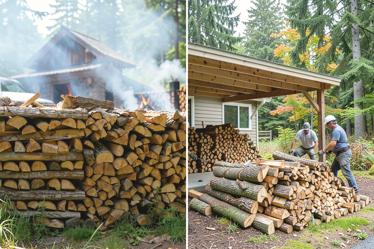 Next-Day Firewood Delivery in Mukilteo, Snohomish County, WA - You place your order for next-day arrival