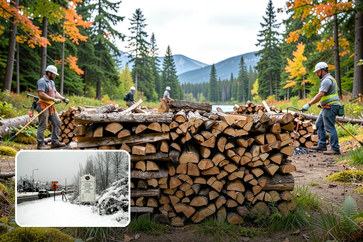 Next-Day Firewood Delivery in Newcastle, King County, WA - Quick turnaround without emergency pricing