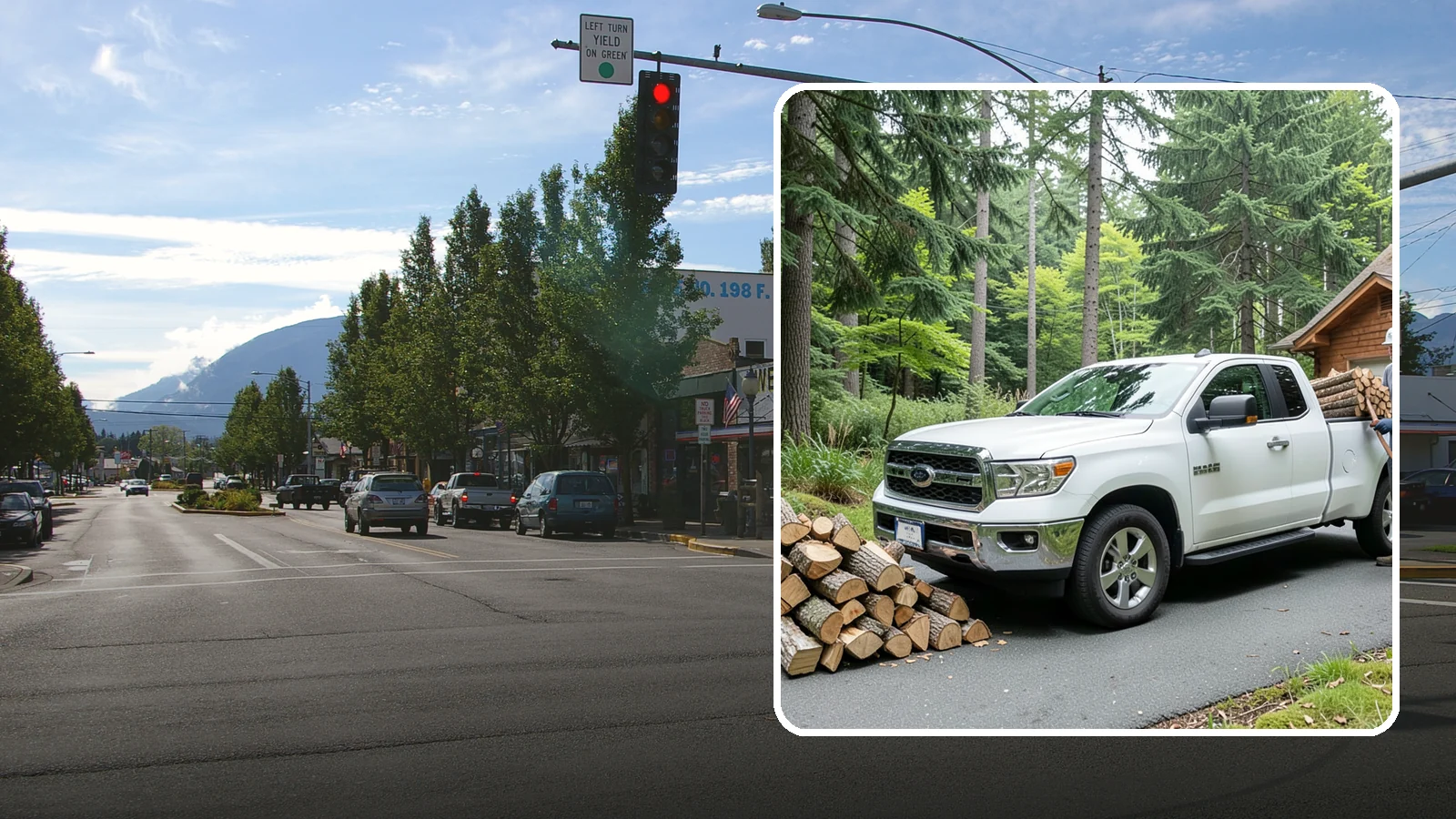 Next-Day Firewood Delivery in North Bend, King County, WA - We deliver seasoned firewood the day after you order, giving you fast, dependable restocking without paying rush rates.