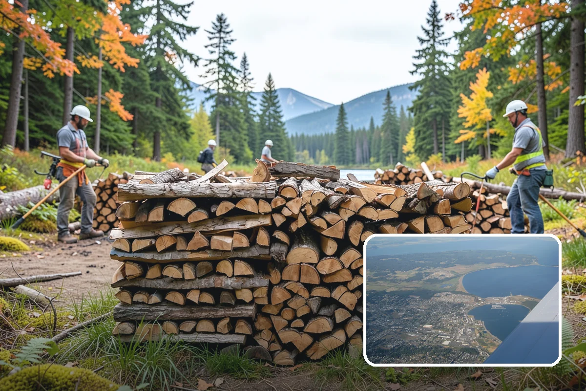 Next-Day Firewood Delivery in Oak Harbor, Island County, WA - Quick turnaround without emergency pricing