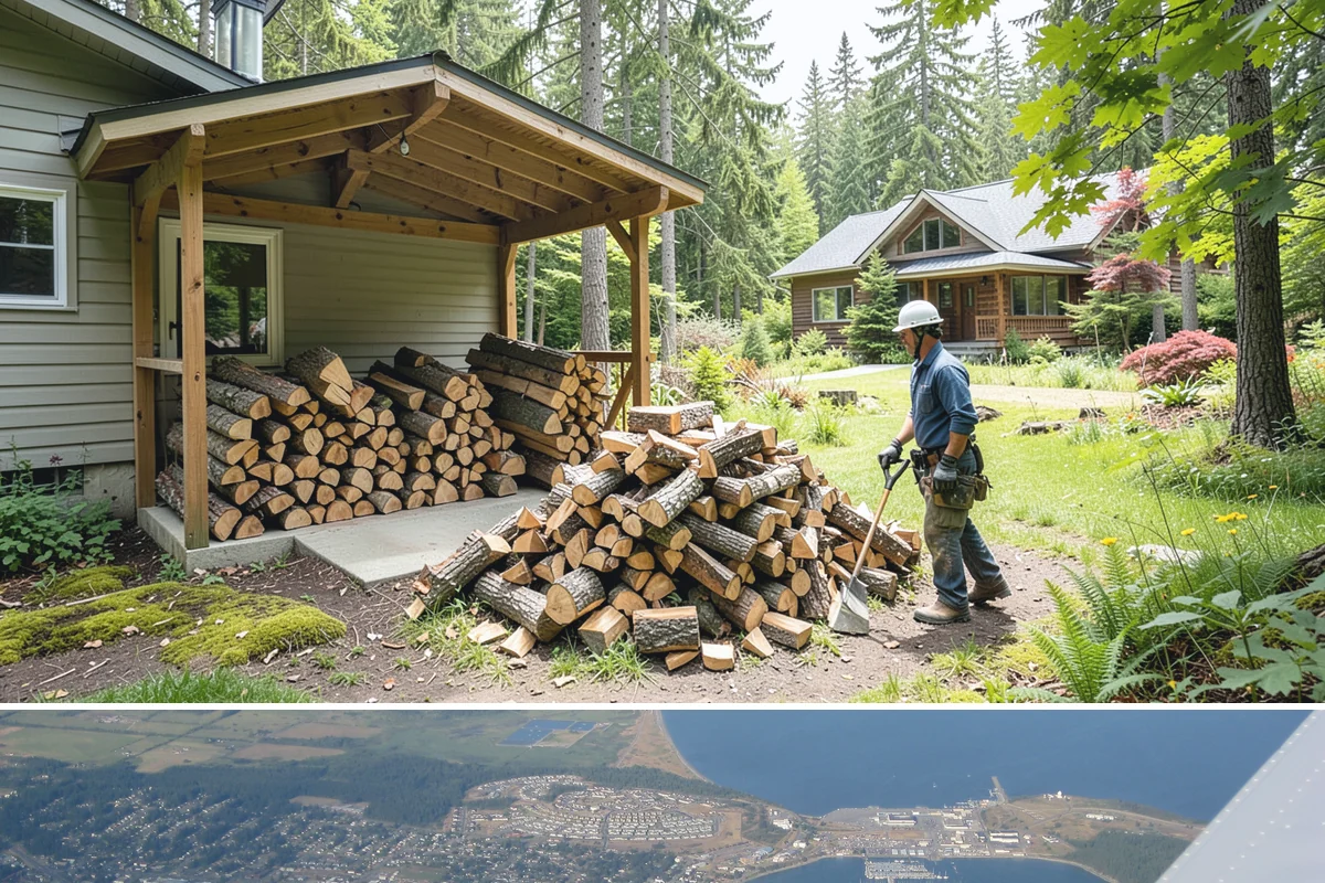 Next-Day Firewood Delivery in Oak Harbor, Island County, WA - Next-day delivery is ideal throughout the burning season whenever you want a quick, planned restock.