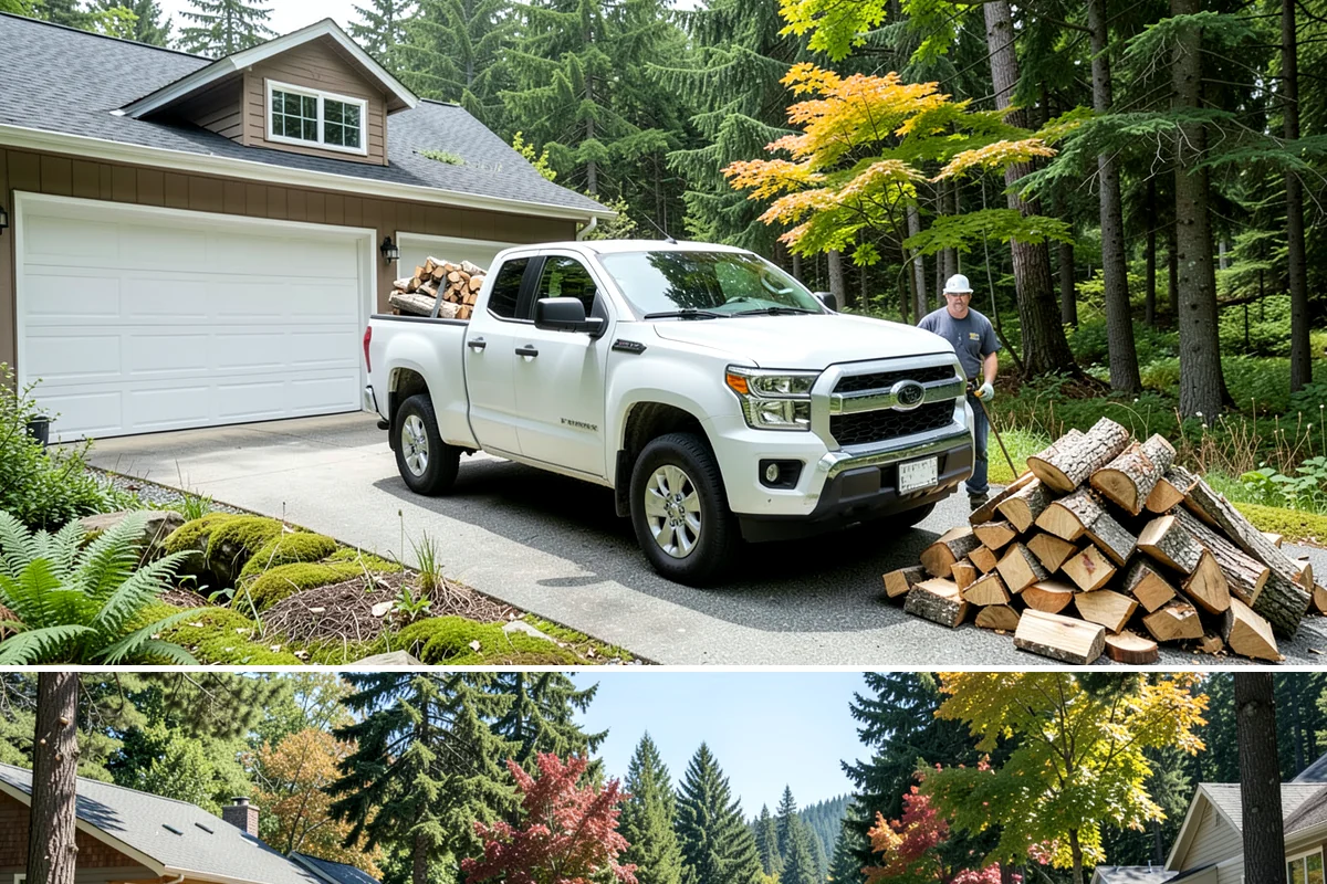 Next-Day Firewood Delivery in Orting, Pierce County, WA - Next-day delivery is ideal throughout the burning season whenever you want a quick, planned restock.