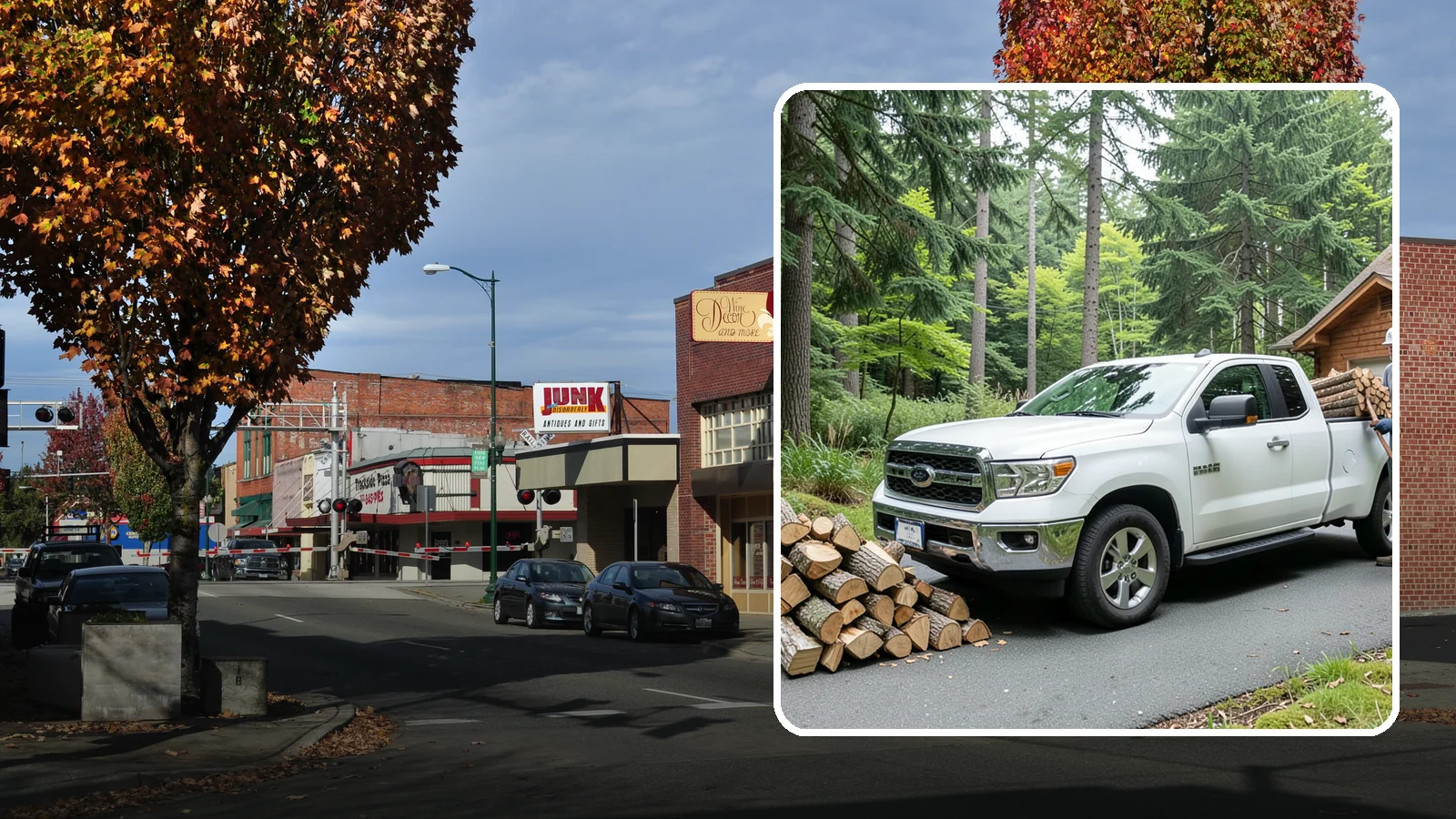 Next-Day Firewood Delivery in Puyallup, Pierce County, WA - We deliver seasoned firewood the day after you order, giving you fast, dependable restocking without paying rush rates.