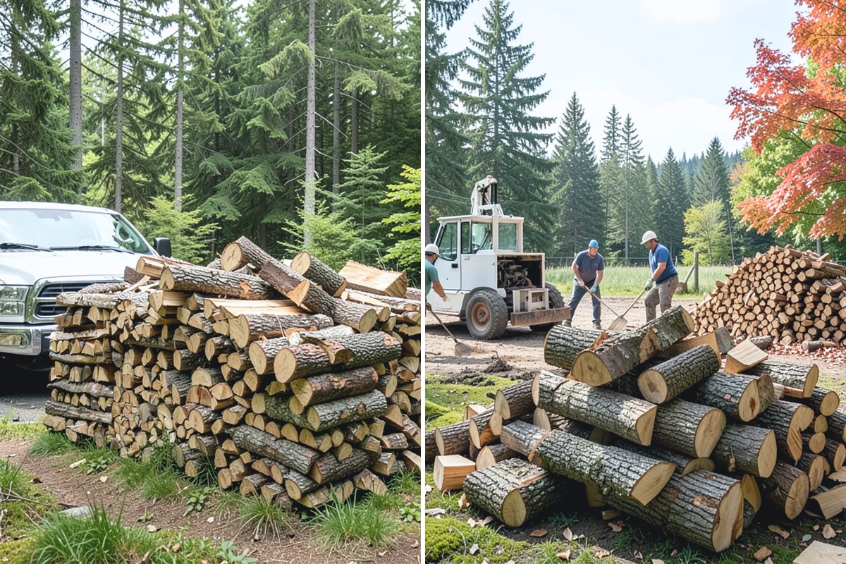 Next-Day Firewood Delivery in Redmond, King County, WA - You place your order for next-day arrival