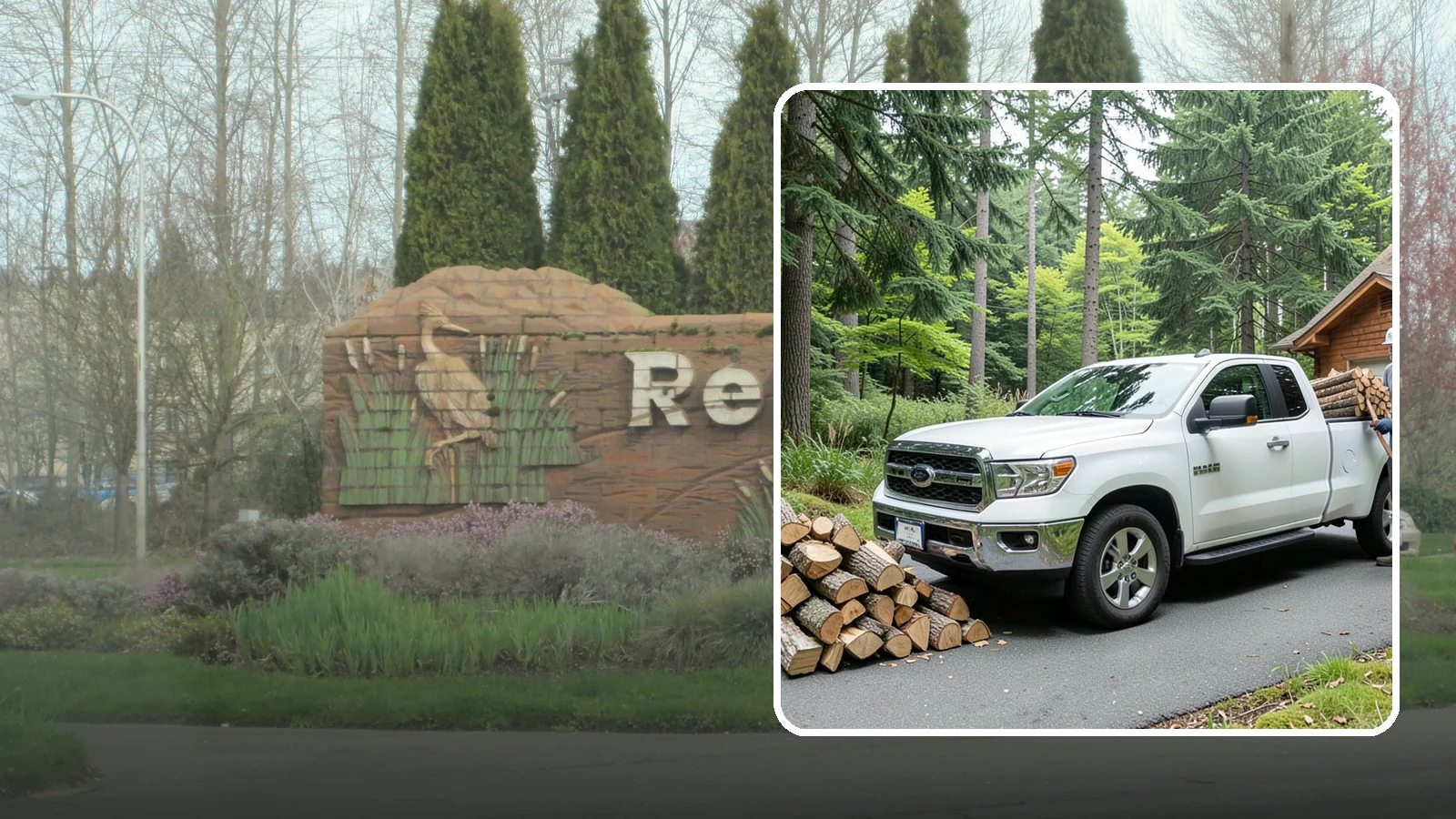 Next-Day Firewood Delivery in Renton, King County, WA - We deliver seasoned firewood the day after you order, giving you fast, dependable restocking without paying rush rates.