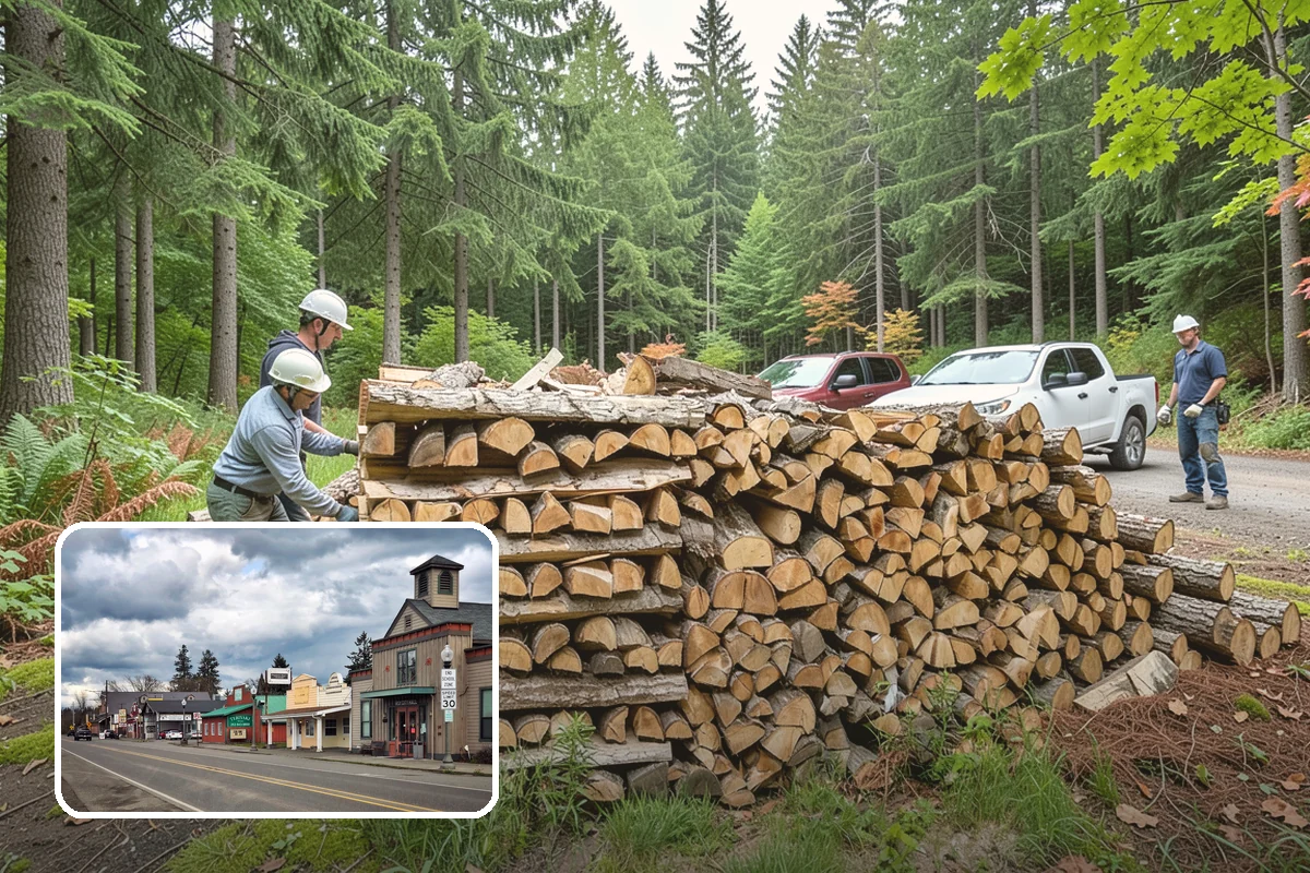 Next-Day Firewood Delivery in Roy, Pierce County, WA - Quick turnaround without emergency pricing