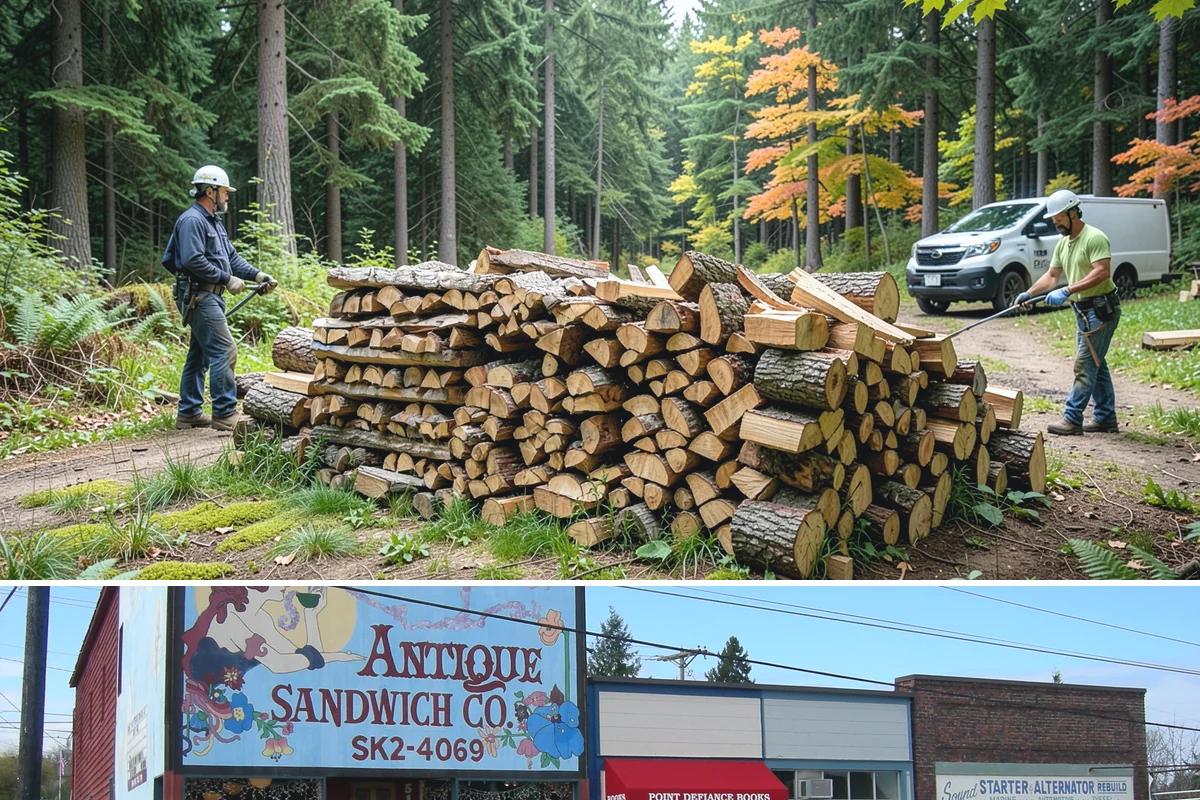 Next-Day Firewood Delivery in Ruston, Pierce County, WA - Next-day delivery is ideal throughout the burning season whenever you want a quick, planned restock.