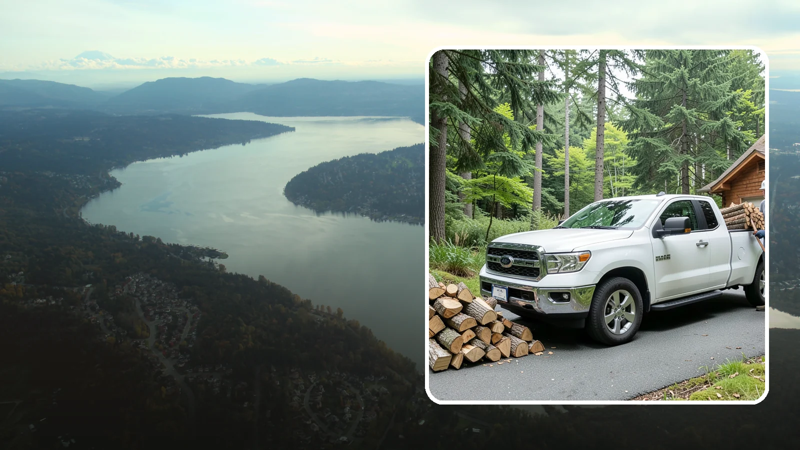 Next-Day Firewood Delivery in Sammamish, King County, WA - We deliver seasoned firewood the day after you order, giving you fast, dependable restocking without paying rush rates.