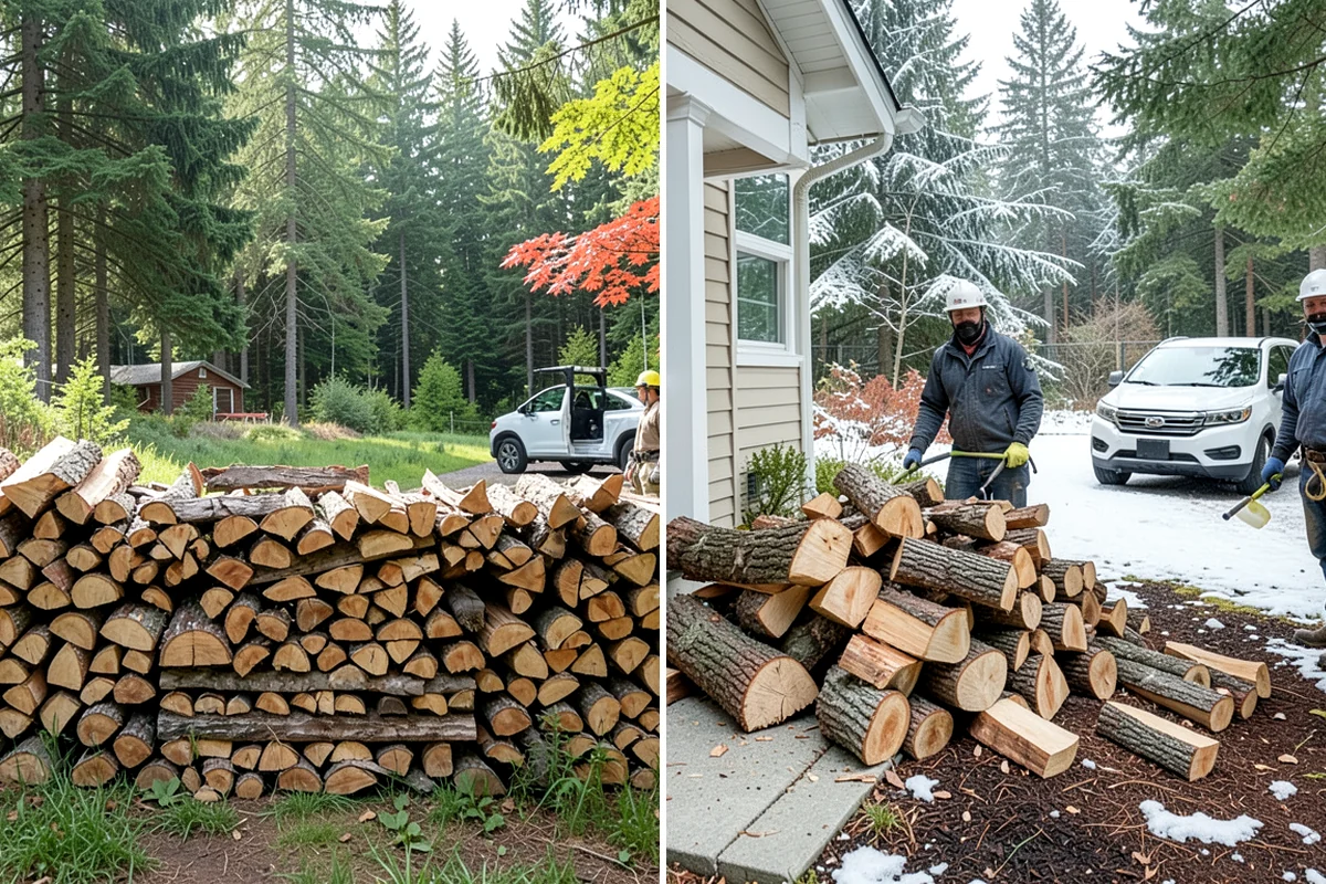 Next-Day Firewood Delivery in Seattle, King County, WA - You place your order for next-day arrival