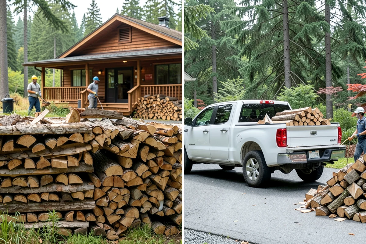 Next-Day Firewood Delivery in Sedro-Woolley, Skagit County, WA - You place your order for next-day arrival