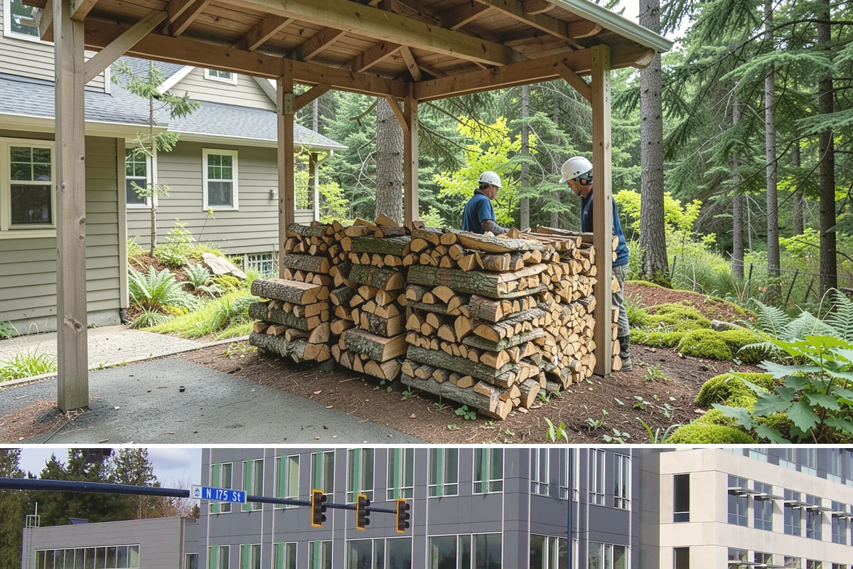 Next-Day Firewood Delivery in Shoreline, King County, WA - Next-day delivery is ideal throughout the burning season whenever you want a quick, planned restock.