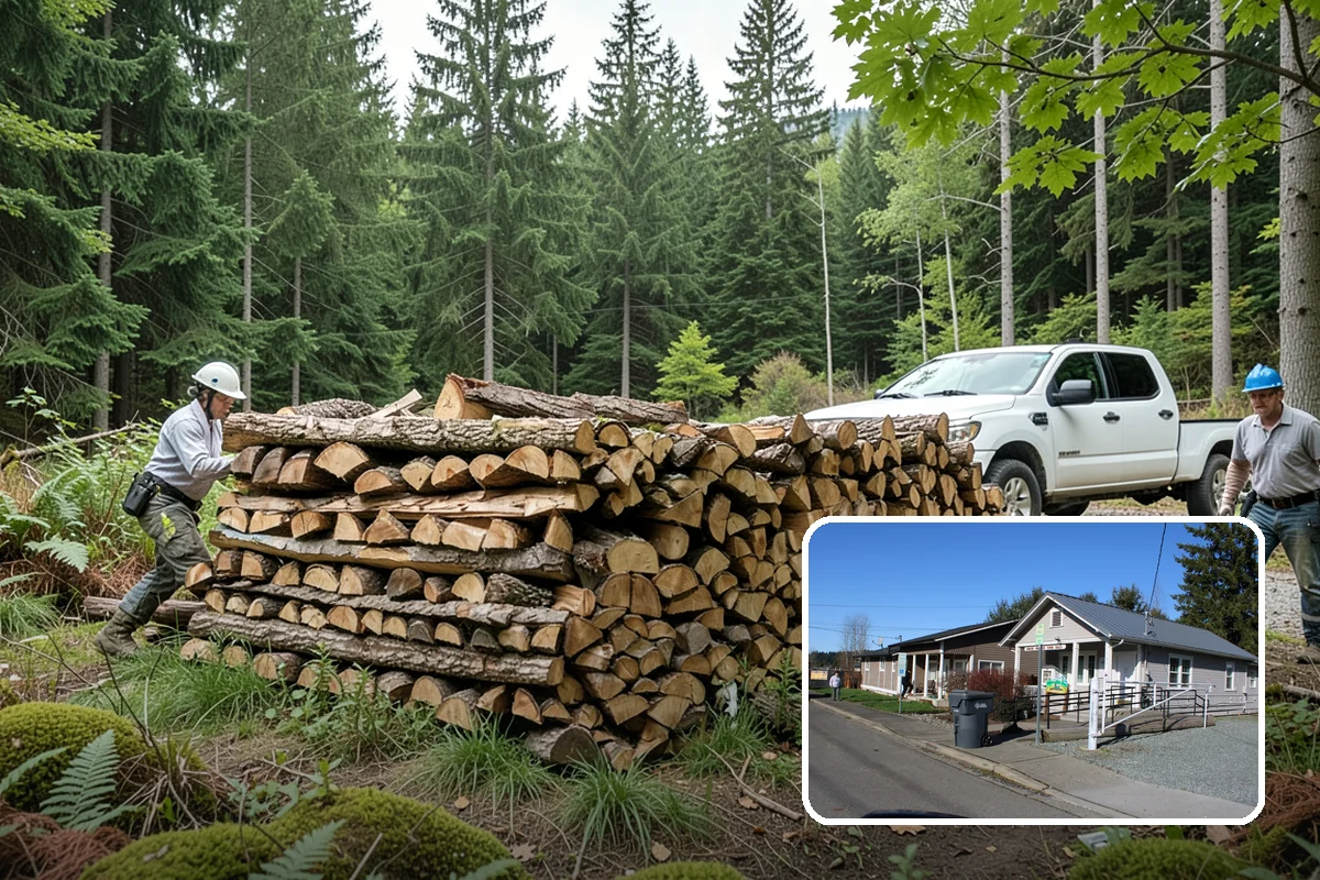 Next-Day Firewood Delivery in South Prairie, Pierce County, WA - Quick turnaround without emergency pricing