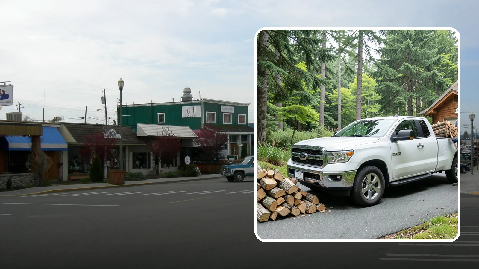 Next-Day Firewood Delivery in Stanwood, Snohomish County, WA - We deliver seasoned firewood the day after you order, giving you fast, dependable restocking without paying rush rates.