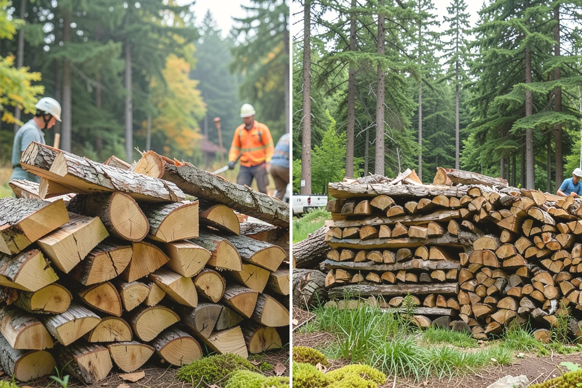 Next-Day Firewood Delivery in Steilacoom, Pierce County, WA - You place your order for next-day arrival