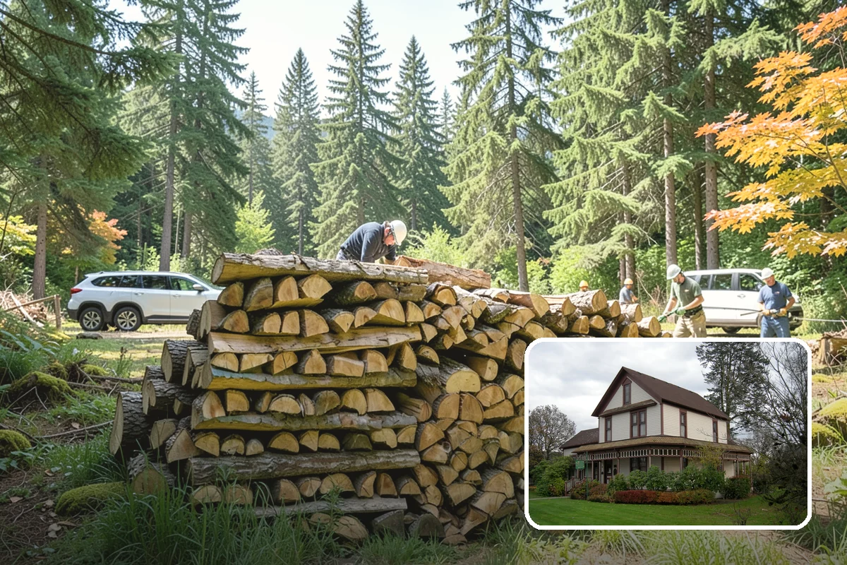 Next-Day Firewood Delivery in Sumner, Pierce County, WA - Quick turnaround without emergency pricing