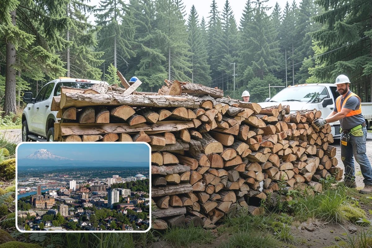 Next-Day Firewood Delivery in Tacoma, Pierce County, WA - Quick turnaround without emergency pricing