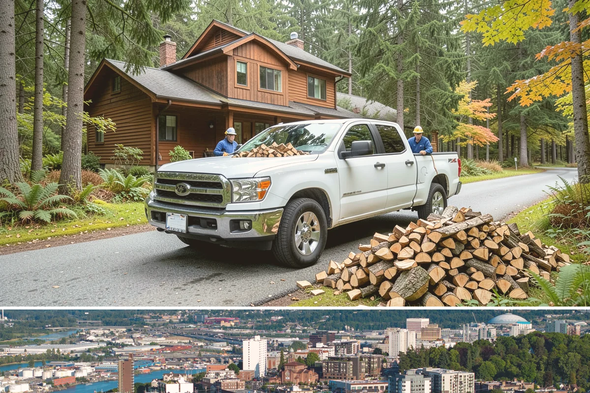Next-Day Firewood Delivery in Tacoma, Pierce County, WA - Next-day delivery is ideal throughout the burning season whenever you want a quick, planned restock.