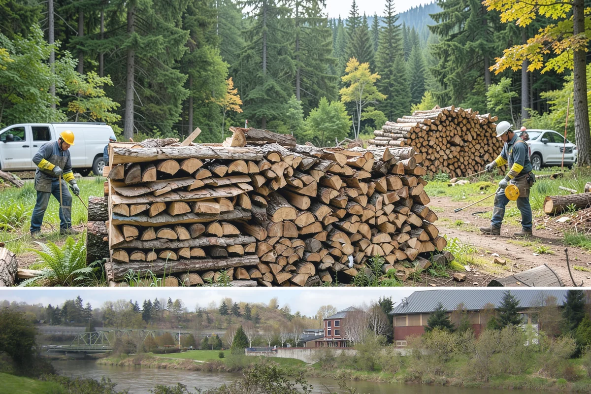 Next-Day Firewood Delivery in Tukwila, King County, WA - Next-day delivery is ideal throughout the burning season whenever you want a quick, planned restock.