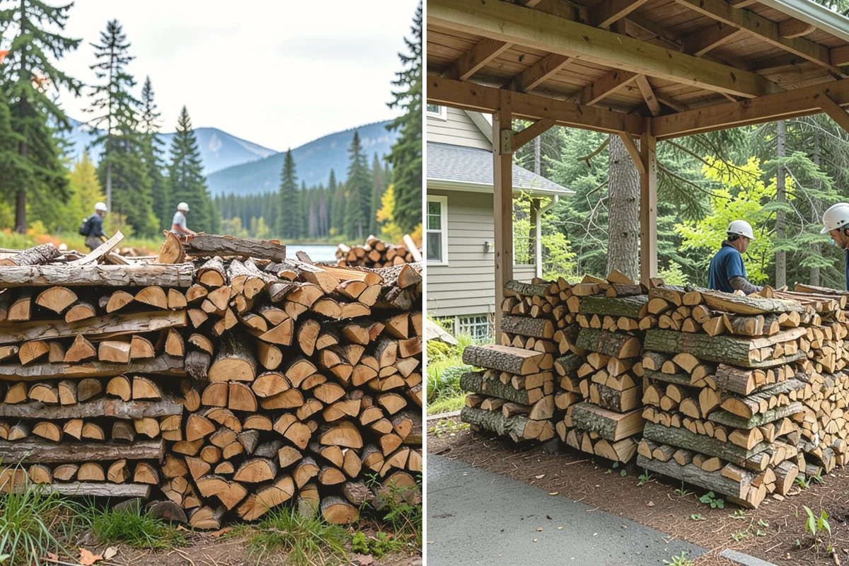 Next-Day Firewood Delivery in University Place, Pierce County, WA - You place your order for next-day arrival