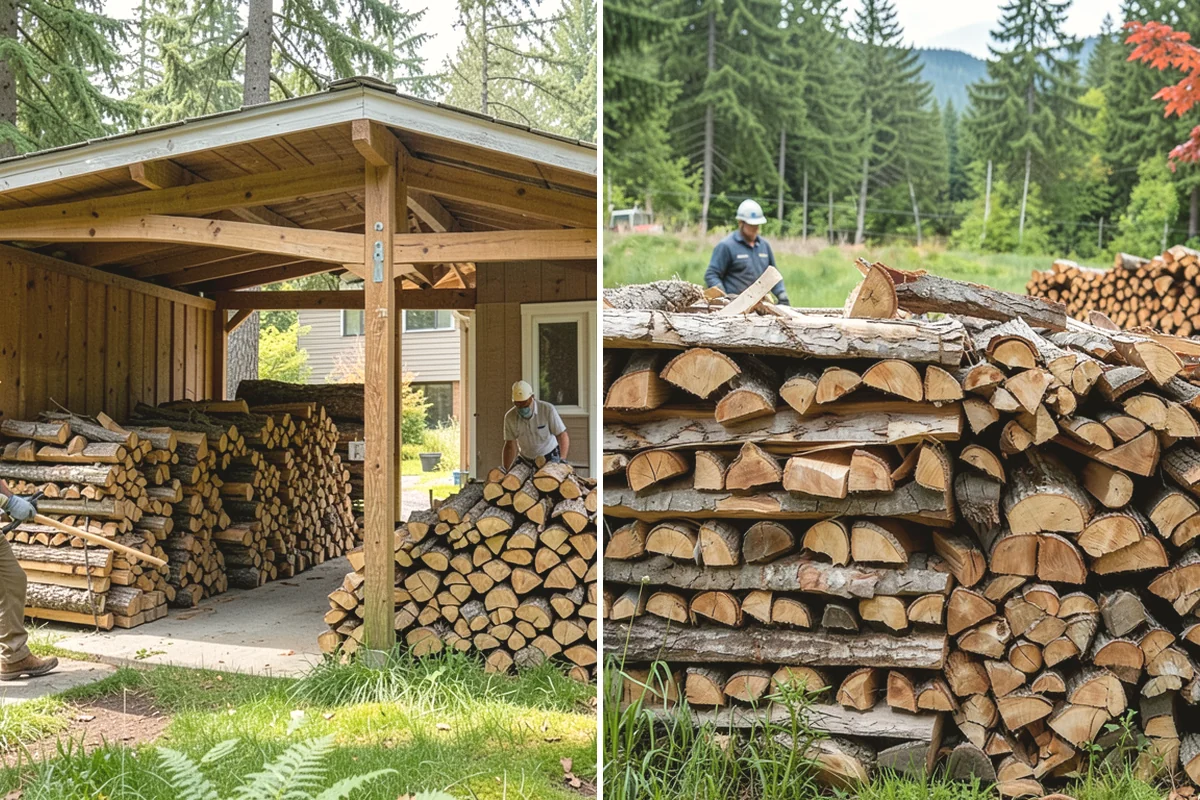 On-Site Firewood Milling in Anacortes, Skagit County, WA - We evaluate your log pile and site access