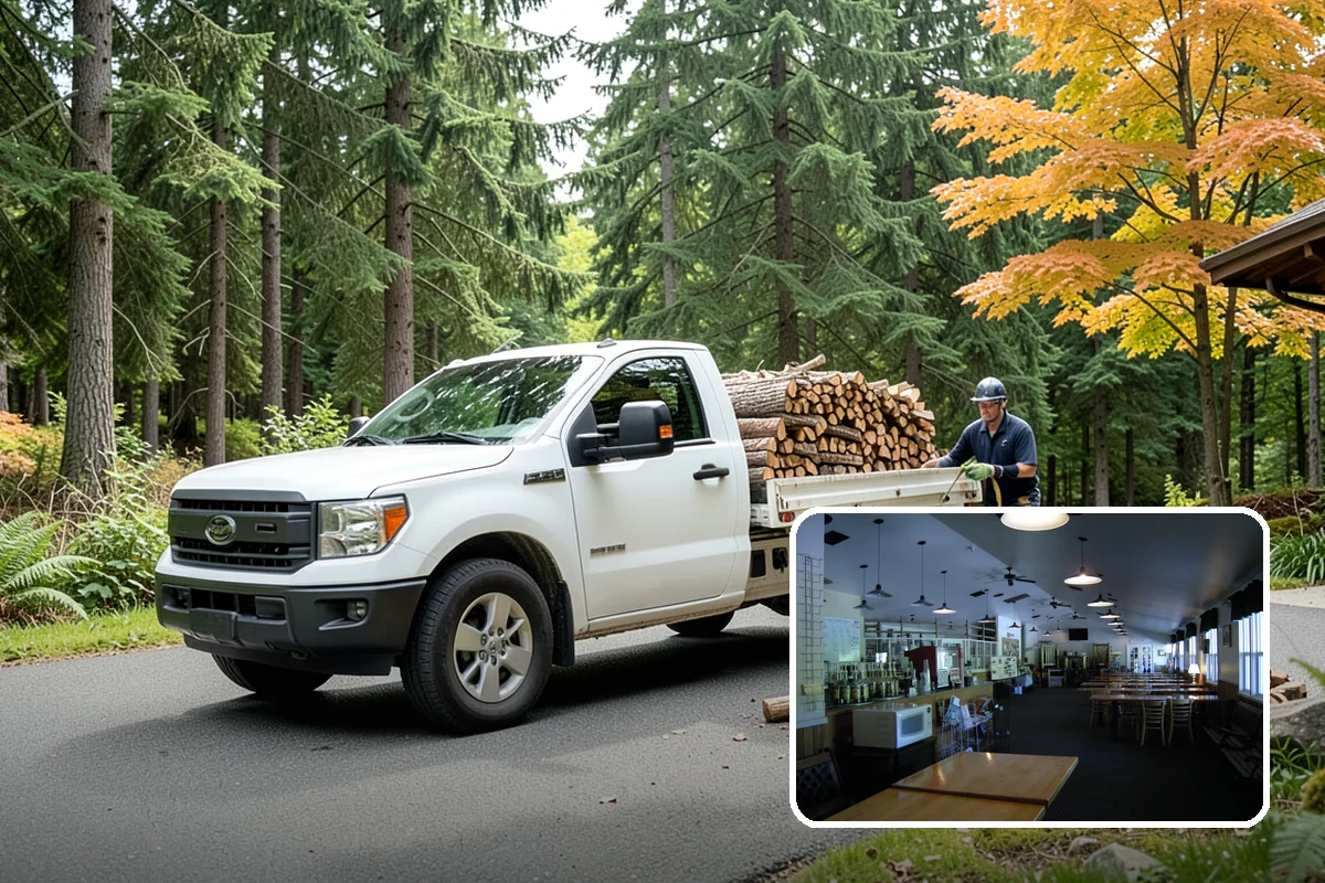 On-Site Firewood Milling in Black Diamond, King County, WA - Handles large log volumes efficiently