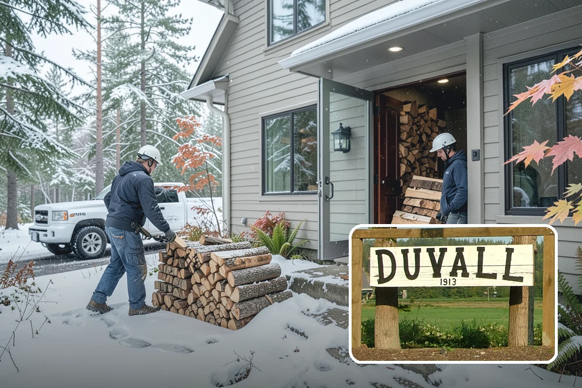 On-Site Firewood Milling in Duvall, King County, WA - Handles large log volumes efficiently