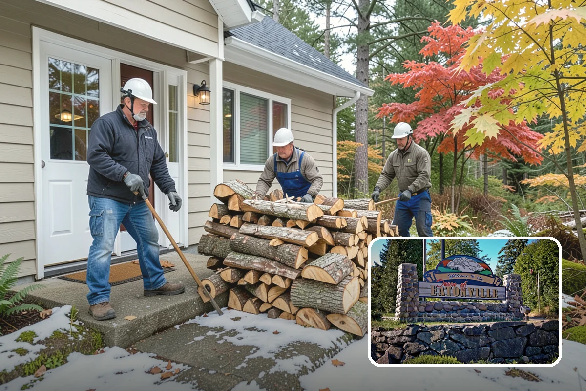 On-Site Firewood Milling in Eatonville, Pierce County, WA - Handles large log volumes efficiently