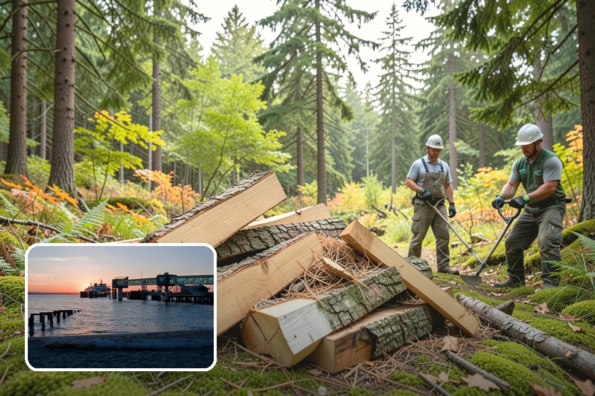 On-Site Firewood Milling in Edmonds, Snohomish County, WA - Handles large log volumes efficiently