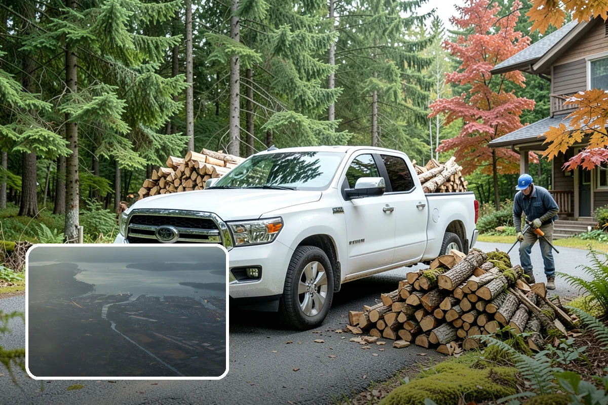 On-Site Firewood Milling in Fife, Pierce County, WA - Handles large log volumes efficiently