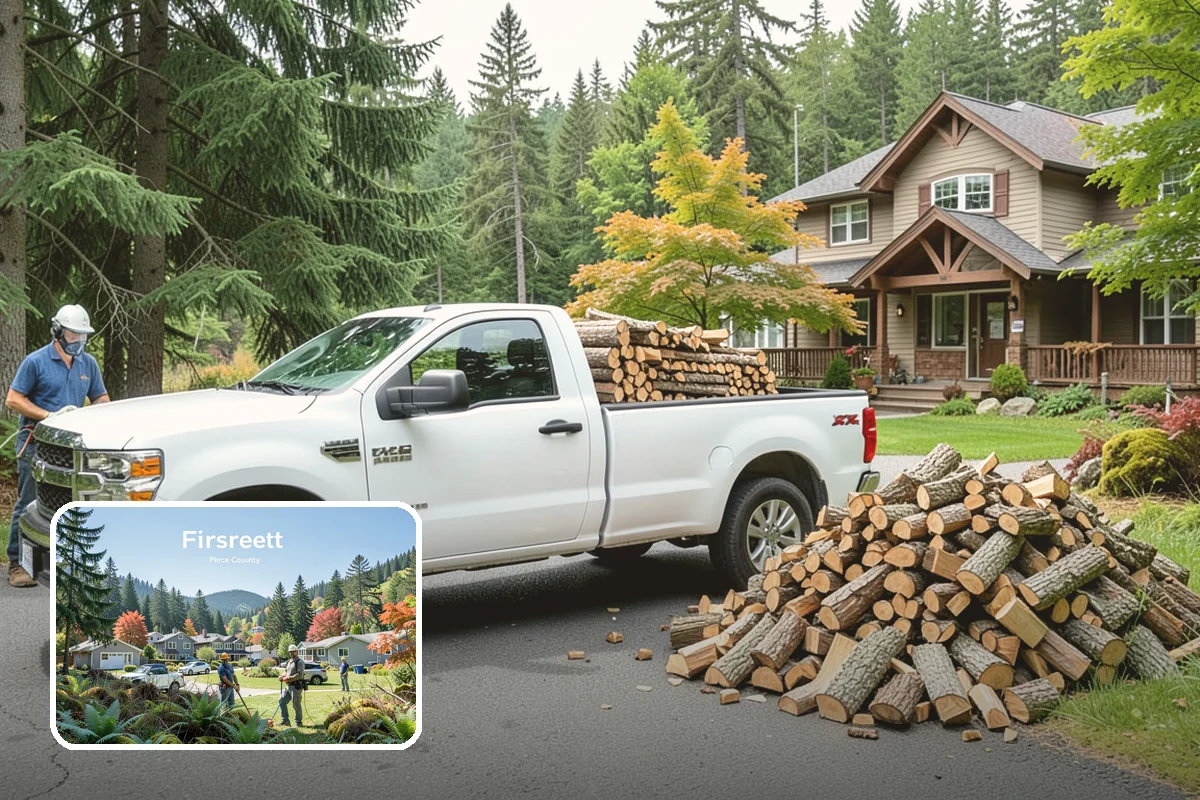On-Site Firewood Milling in Fircrest, Pierce County, WA - Handles large log volumes efficiently