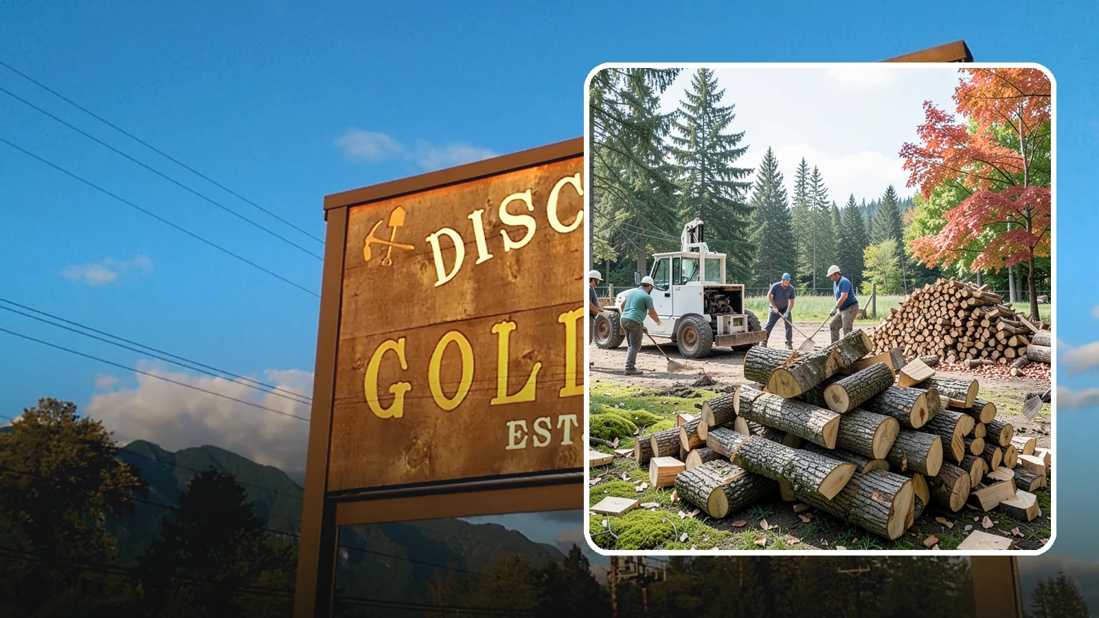 On-Site Firewood Milling in Gold Bar, Snohomish County, WA - We bring firewood processing equipment to your property to mill logs into finished firewood.