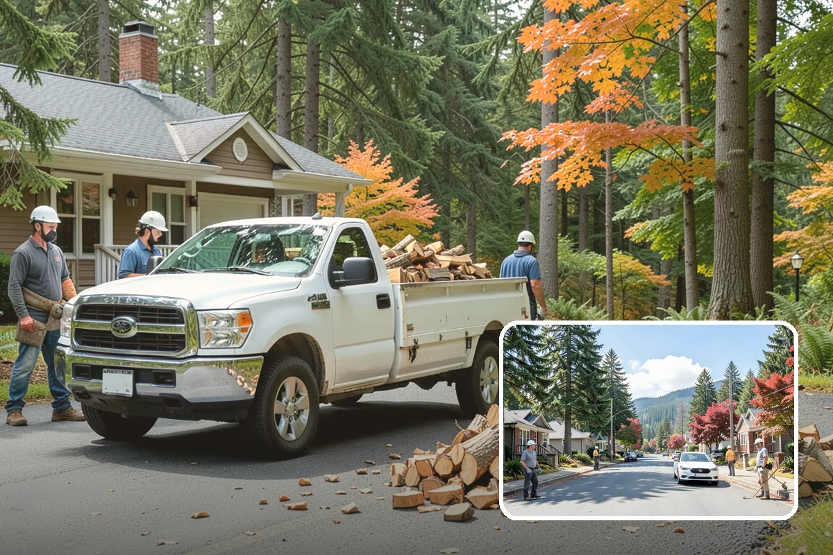 On-Site Firewood Milling in Hunts Point, King County, WA - Handles large log volumes efficiently