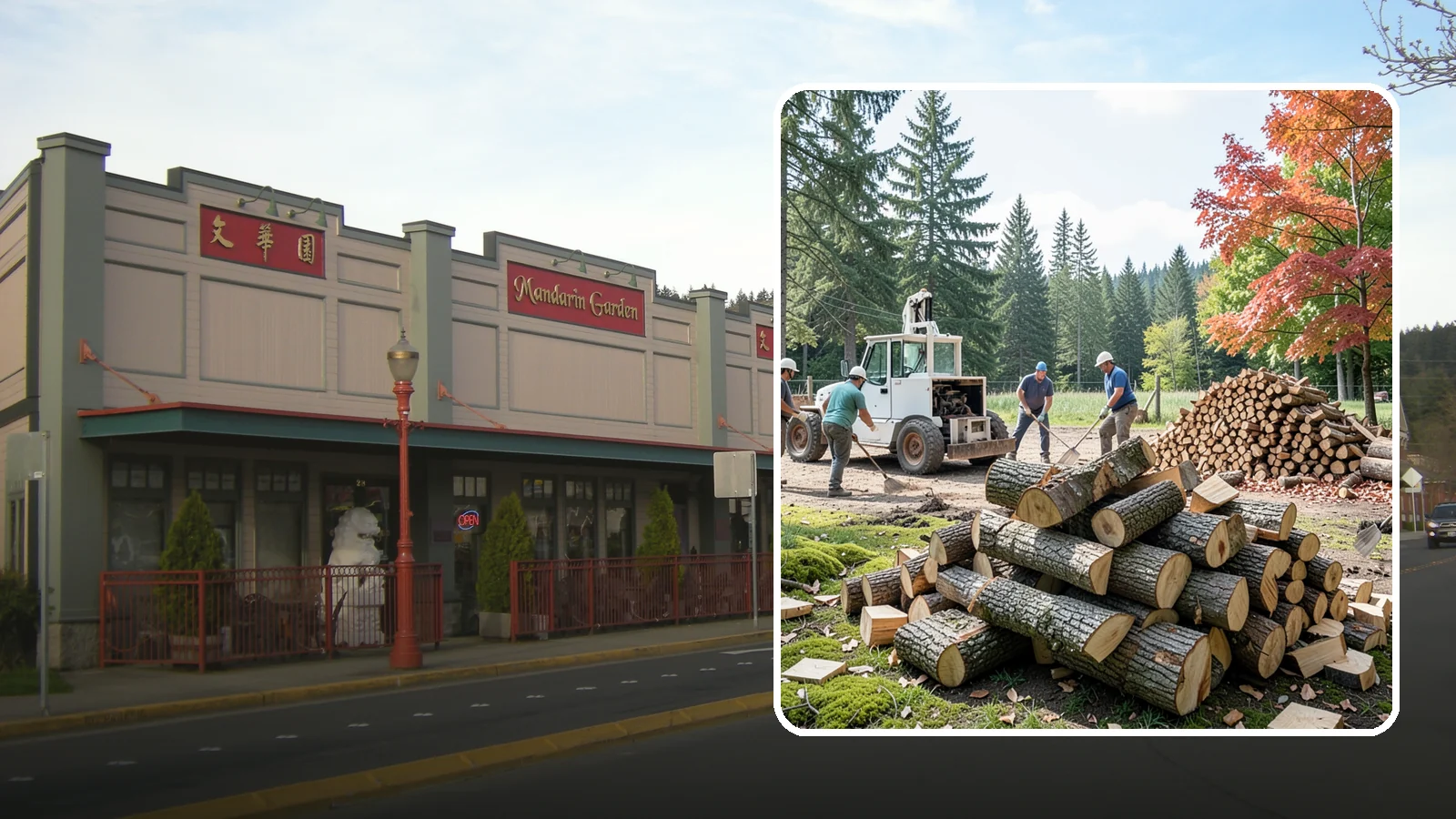 On-Site Firewood Milling in Issaquah, King County, WA - We bring firewood processing equipment to your property to mill logs into finished firewood.