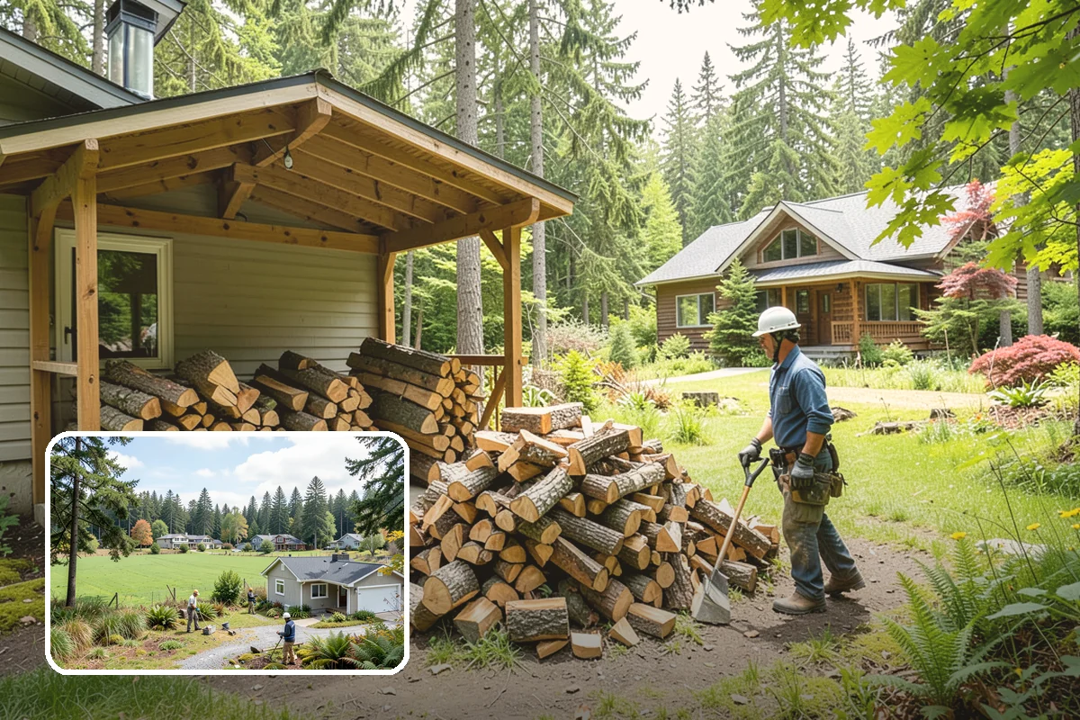 On-Site Firewood Milling in Lyman, WA - Handles large log volumes efficiently