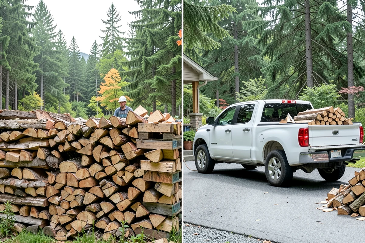 On-Site Firewood Milling in Lyman, WA - We evaluate your log pile and site access