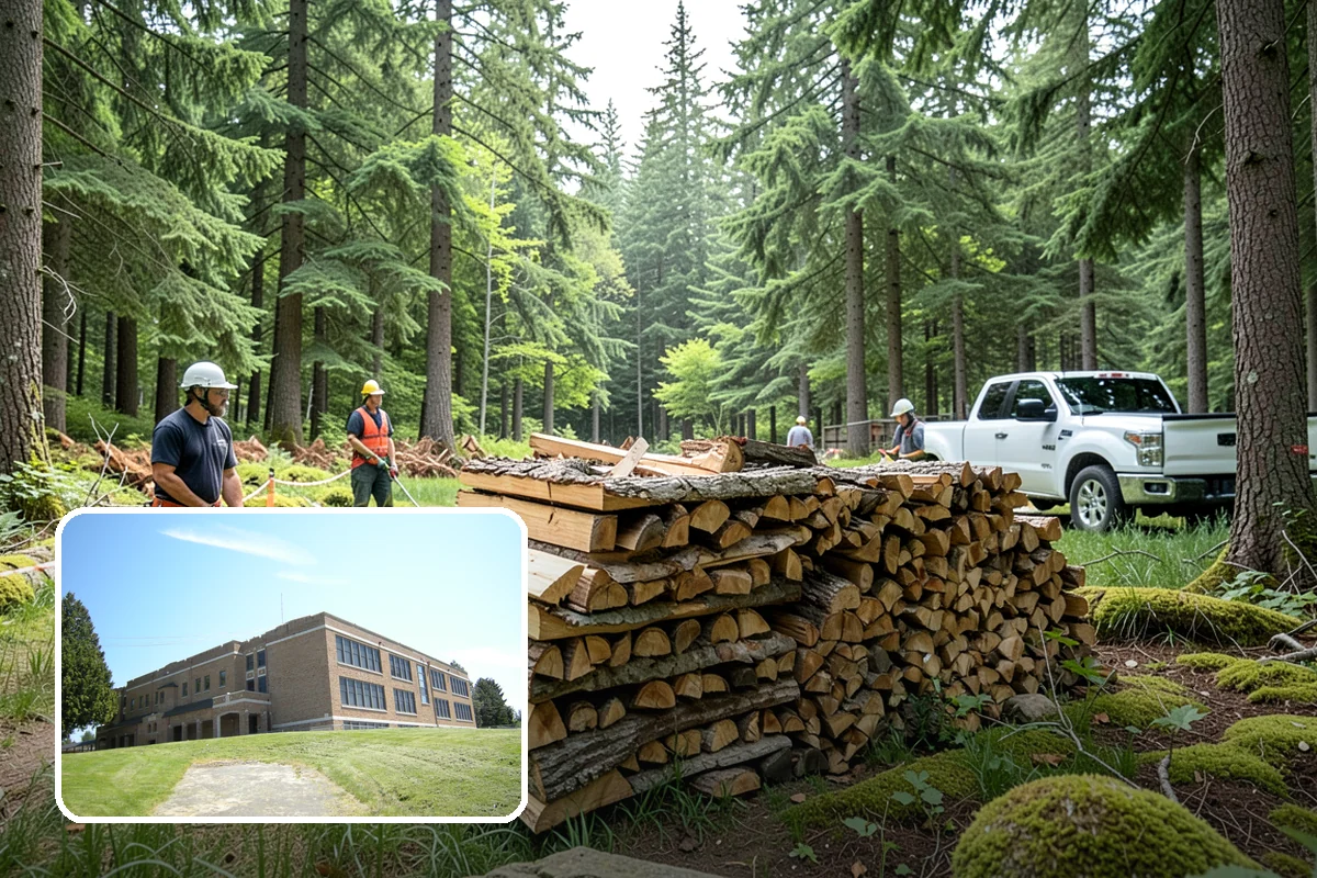 On-Site Firewood Milling in Maple Valley, King County, WA - Handles large log volumes efficiently