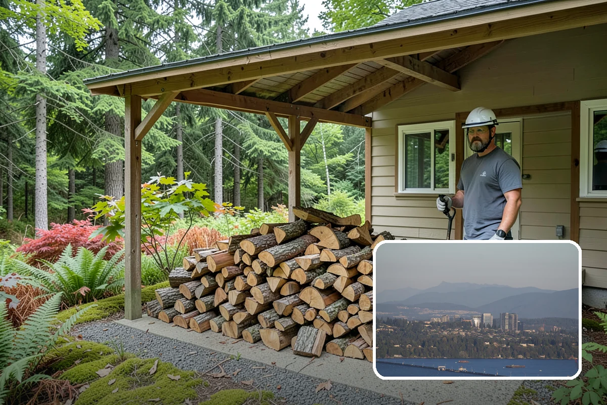 On-Site Firewood Milling in Medina, King County, WA - Handles large log volumes efficiently