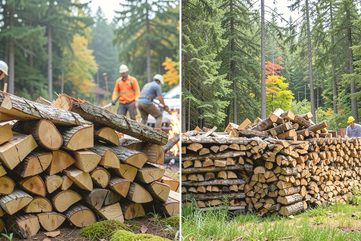 On-Site Firewood Milling in Mercer Island, King County, WA - We evaluate your log pile and site access