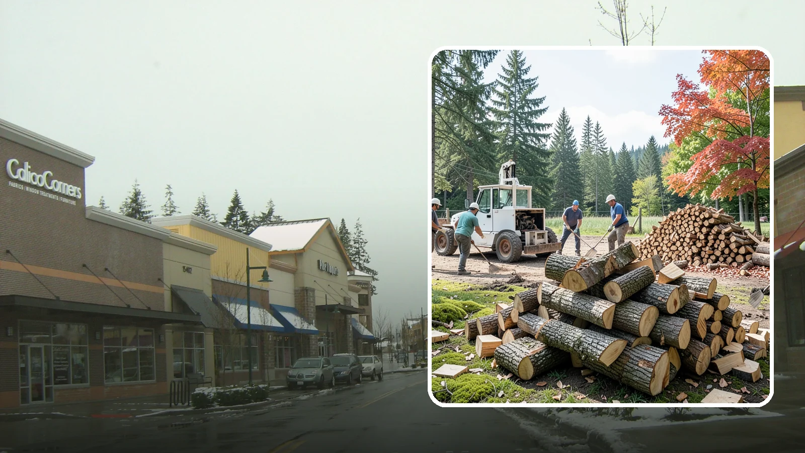 On-Site Firewood Milling in Mill Creek, Snohomish County, WA - We bring firewood processing equipment to your property to mill logs into finished firewood.