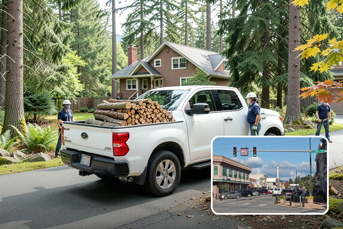 On-Site Firewood Milling in Monroe, Snohomish County, WA - Handles large log volumes efficiently