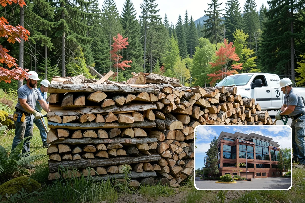 On-Site Firewood Milling in Mountlake Terrace, Snohomish County, WA - Handles large log volumes efficiently