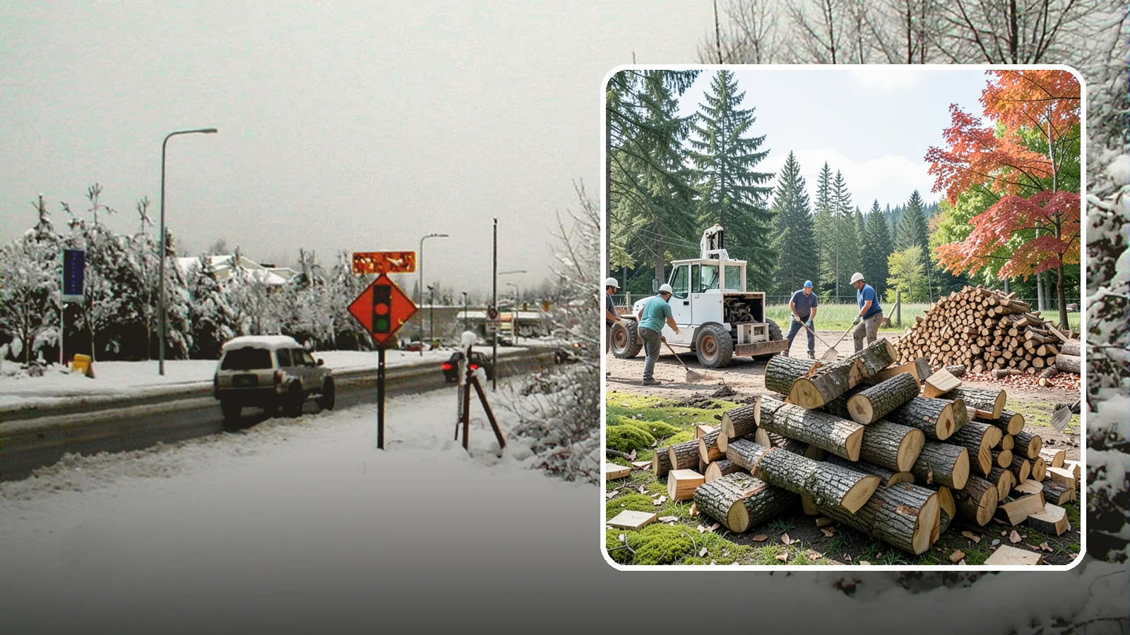 On-Site Firewood Milling in Newcastle, King County, WA - We bring firewood processing equipment to your property to mill logs into finished firewood.