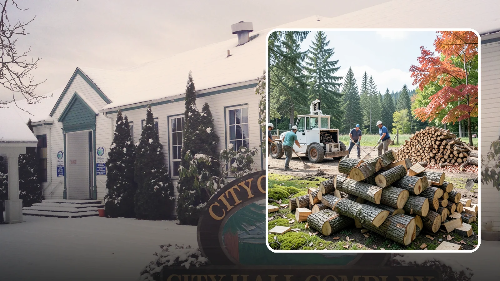 On-Site Firewood Milling in Pacific, King County, WA - We bring firewood processing equipment to your property to mill logs into finished firewood.