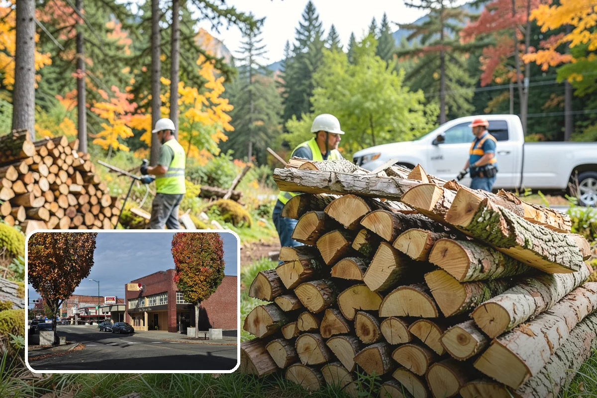 On-Site Firewood Milling in Puyallup, Pierce County, WA - Handles large log volumes efficiently