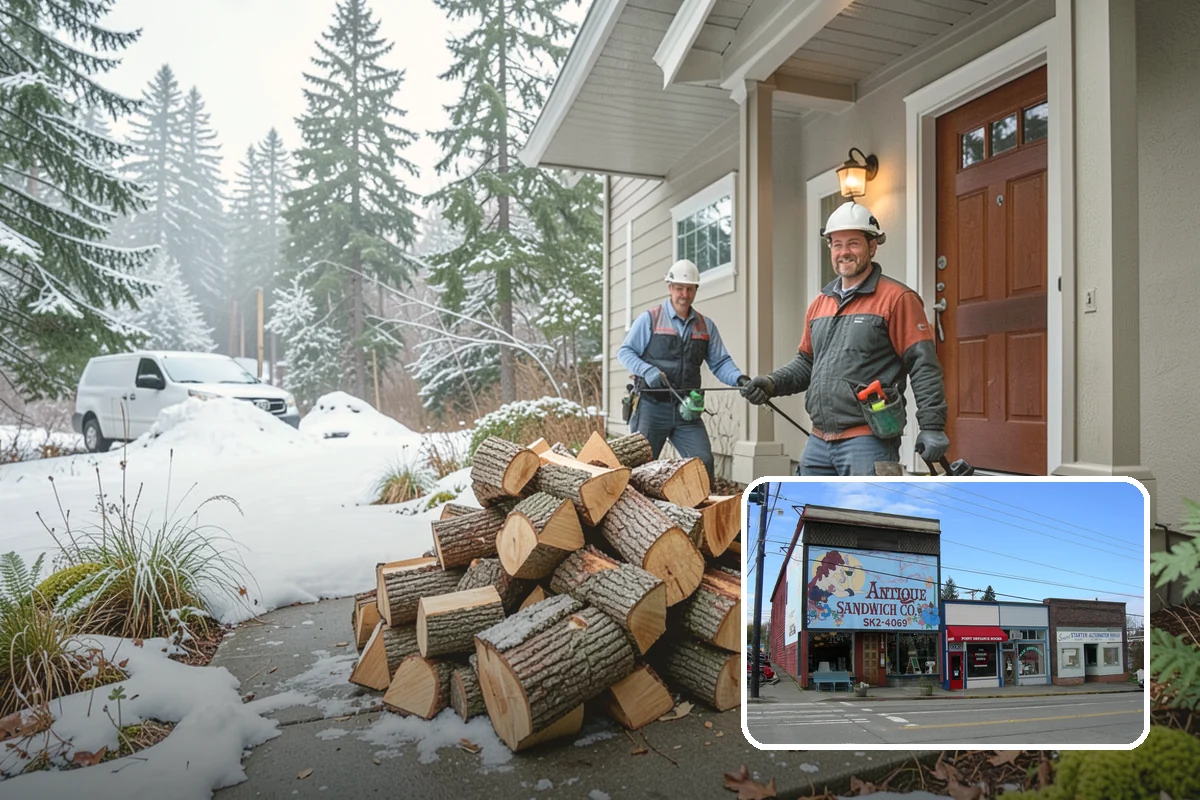 On-Site Firewood Milling in Ruston, Pierce County, WA - Handles large log volumes efficiently