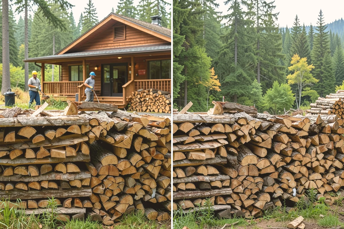 On-Site Firewood Milling in Snohomish, Snohomish County, WA - We evaluate your log pile and site access