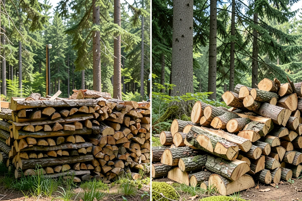 On-Site Firewood Milling in Snoqualmie, King County, WA - We evaluate your log pile and site access